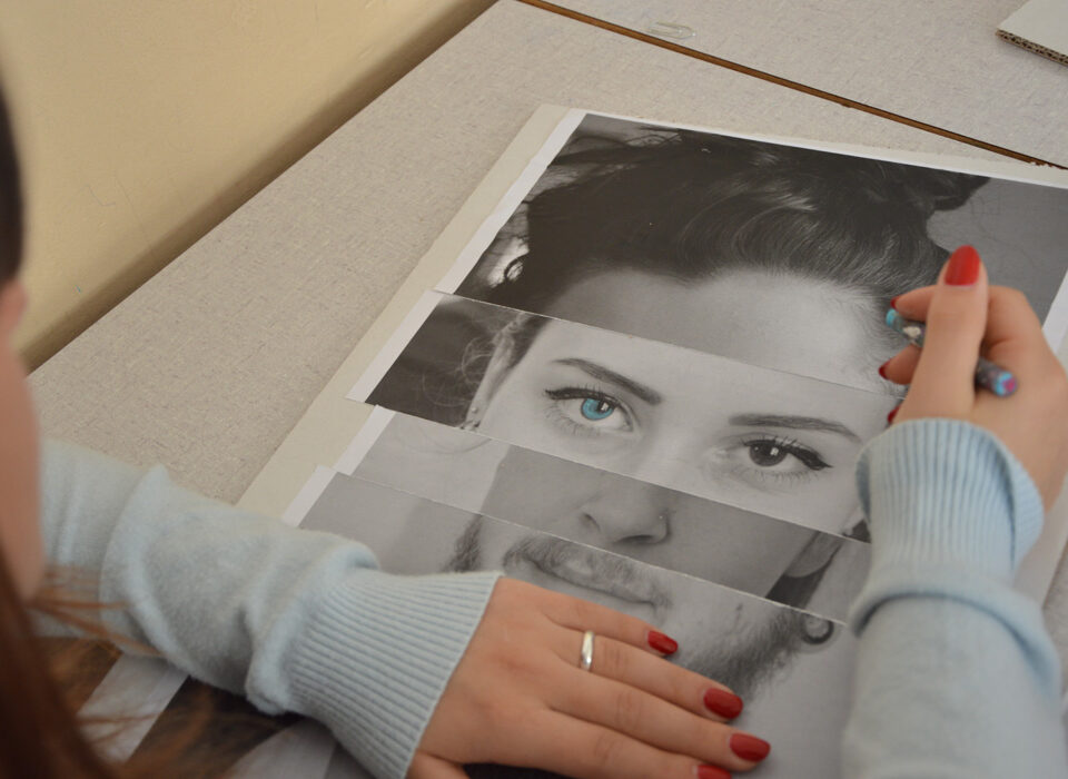 ritmo cooperazione laboratorio collage